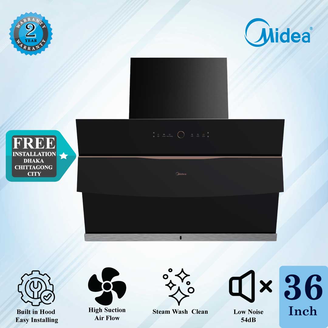 Midea B68, Kitchen Hood Steam Wash Technology