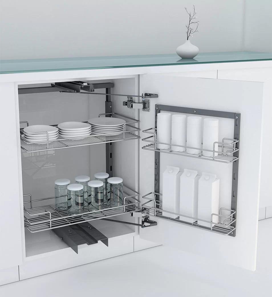 TANDEM PANTRY PULL OUT WIRE BASE